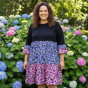 Leopard Ruffle Dress